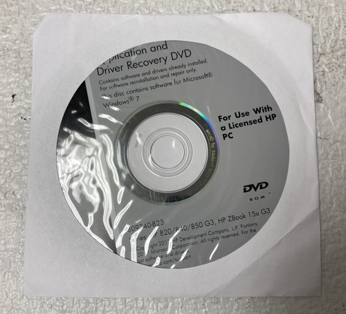 Dvd recupero applicazioni - dvd, e