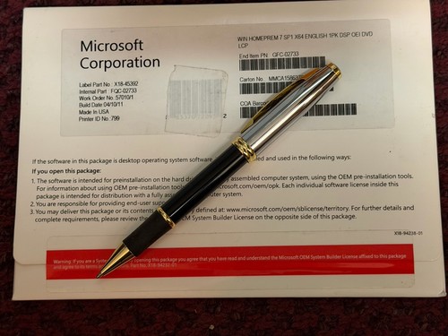 Microsoft windows home - windows, 7