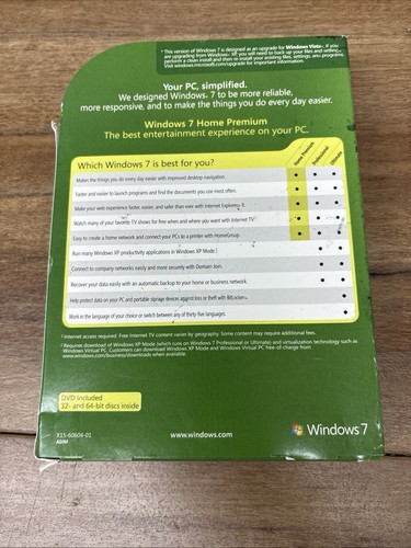 Microsoft windows home - microsoft~windows, 7~home
