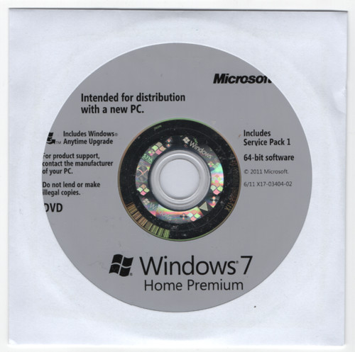 Microsoft windows home - windows, 7