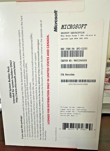 Nuovo windows home premium - nuovo,